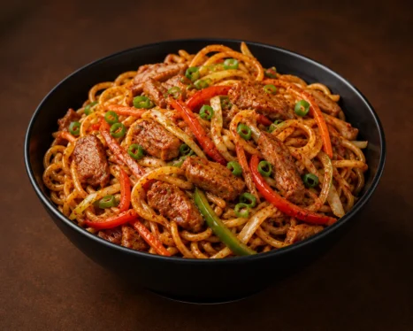 Schezwan Pork Noodle
