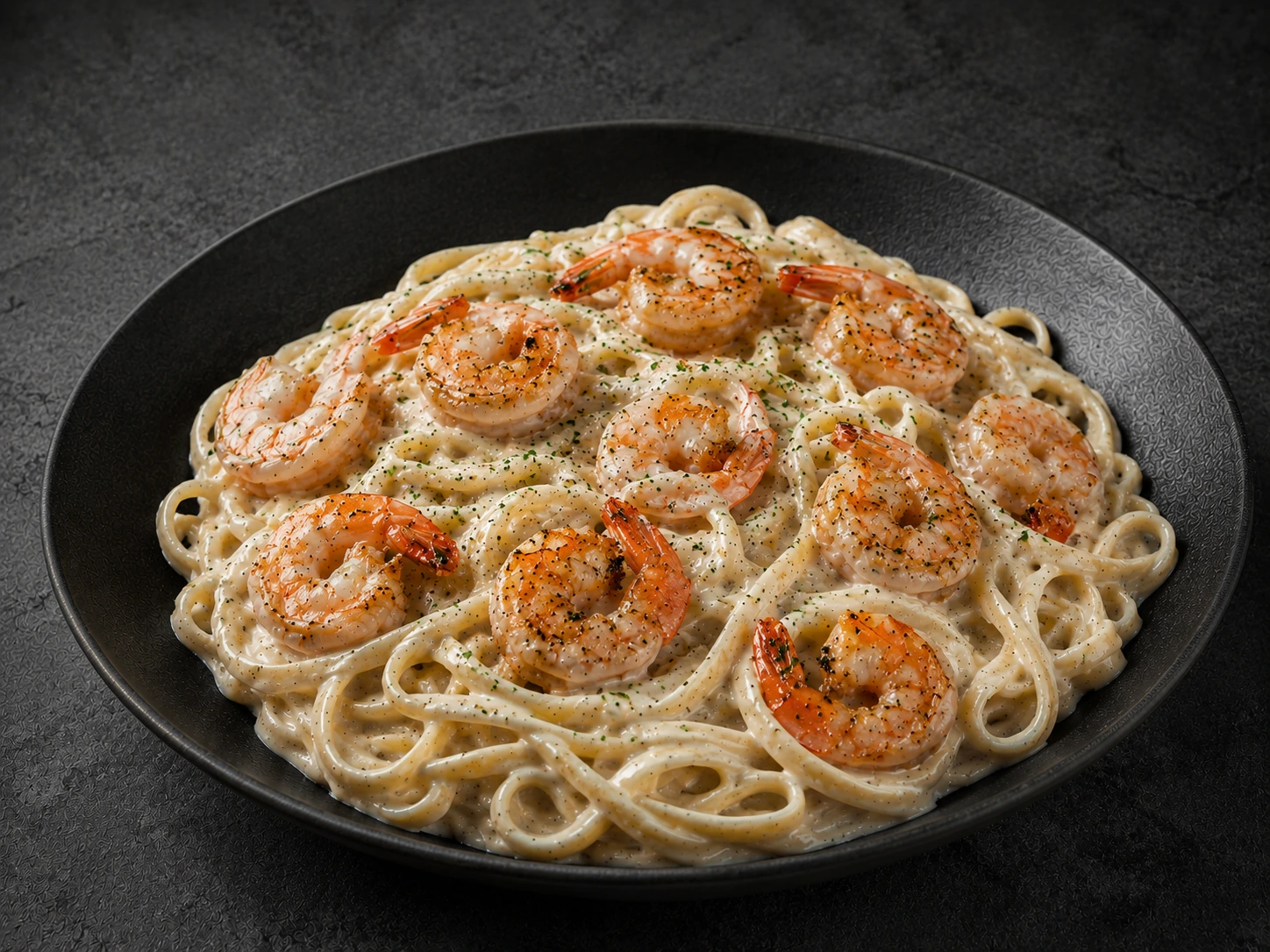 Fettucine Alfredo Shrimp