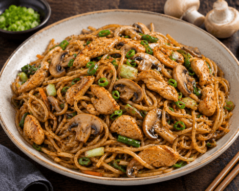 Chicken Mushroom Chow