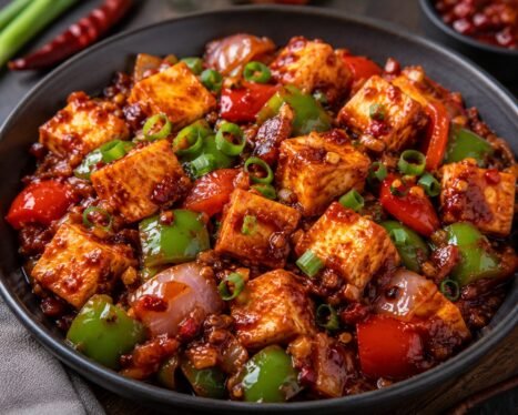 Schezwan Paneer 8 pcs