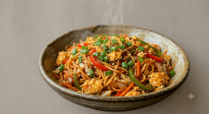 Schezwan Chow Egg