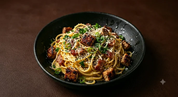 Carbonara Spaghetti Chicken