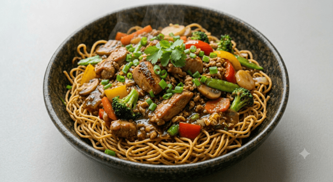 American chop suey (chicken)