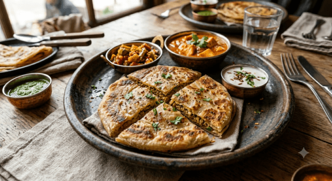 Mughlai Paratha (Chicken)