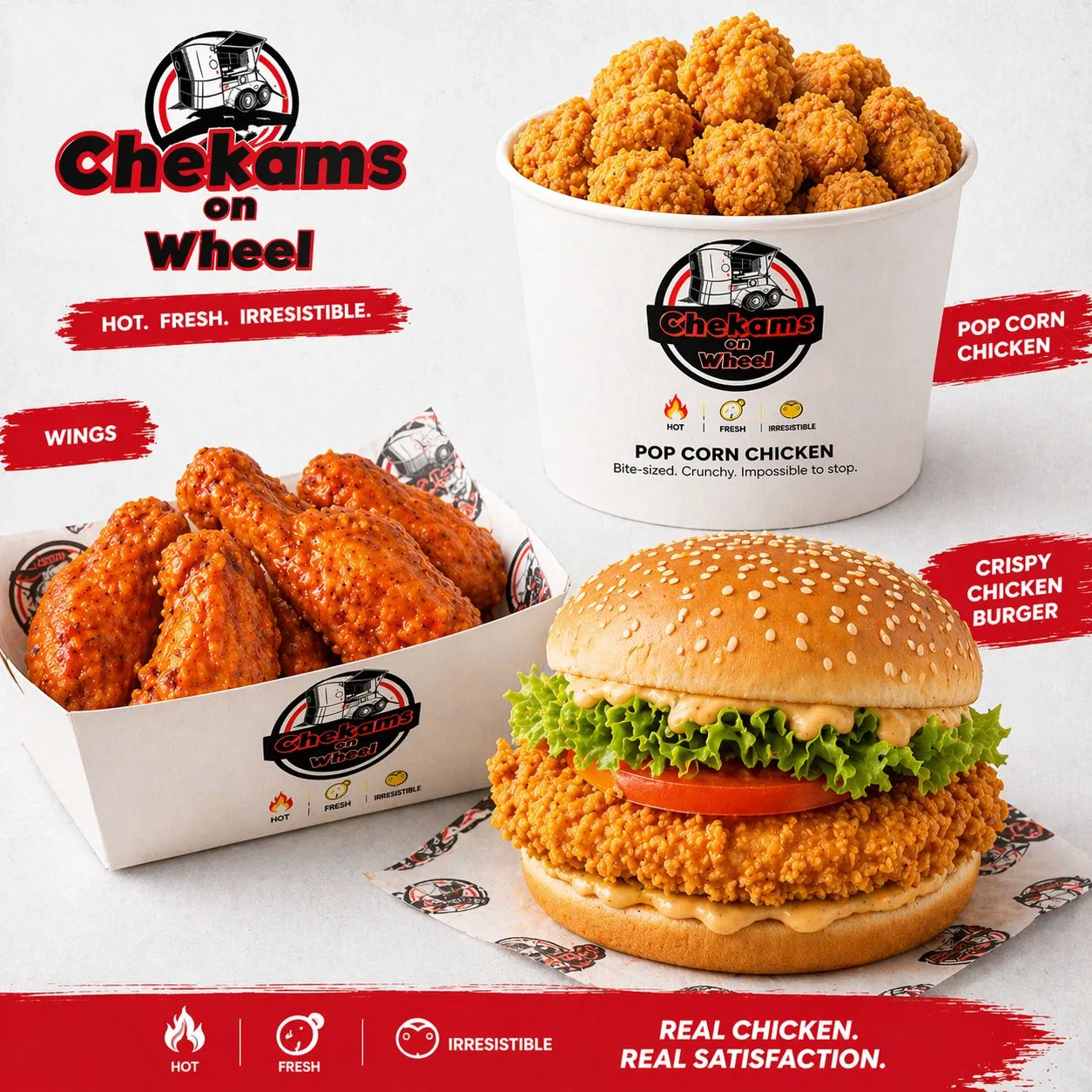 Chekams on wheel