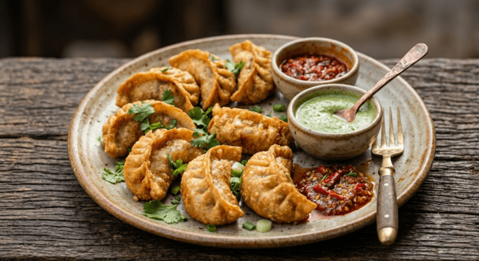 Momo's fry Veg (8pcs)