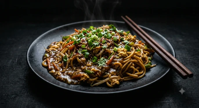 Egg Chowmein Gravy