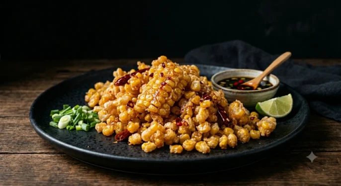 Crispy Chilli Sweetcorn