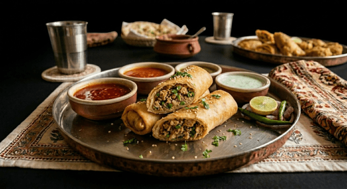 Springs Roll's (non-veg)