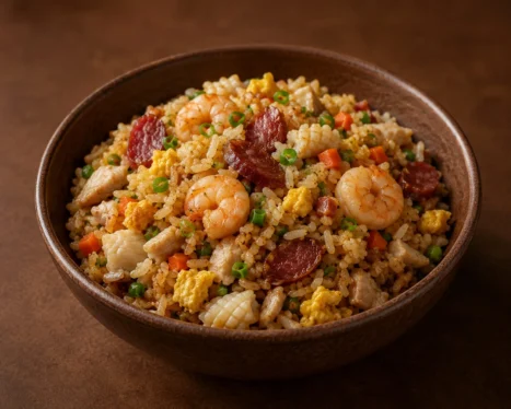 Mix Singapore Fried Rice