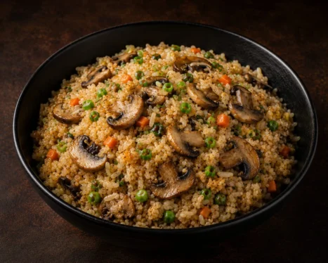 Mushroom Fried Rice