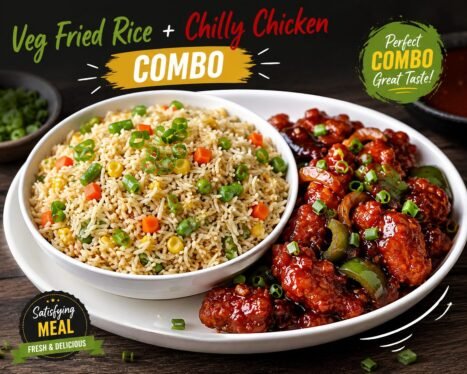 Veg Fried rice+ Chilly Chicken (Mini Combo)