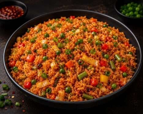 Schezwan Fried Rice (Veg)