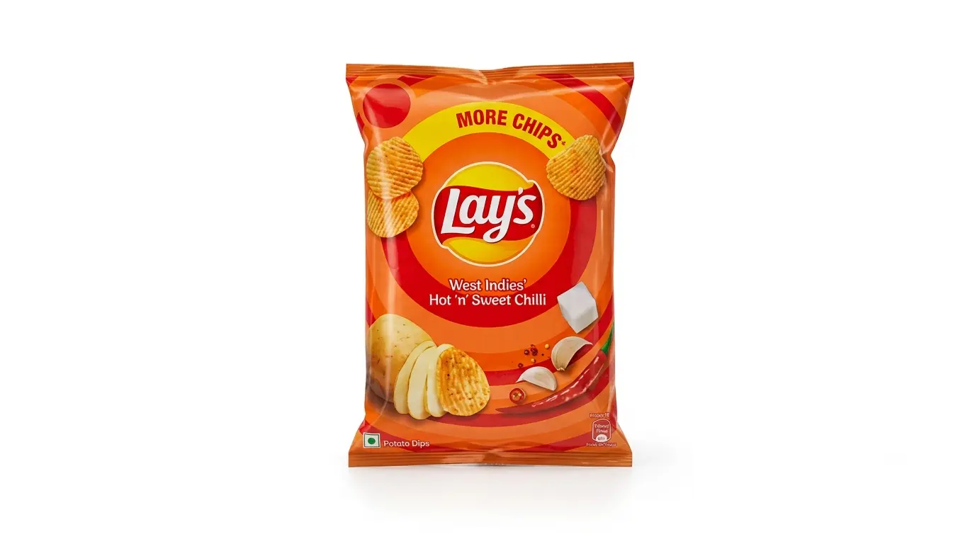 Lays ( West Indies' Hot 'N' Sweet Chilli )