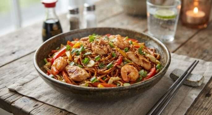 Schezwan Chow (Non-veg)