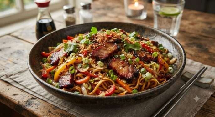 Smoked pork chow