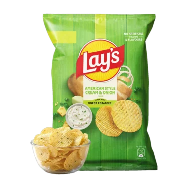 Lays American style Cream & Onion Potato Chips