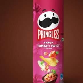 PRINGLES TANGY TOMATO TWIST FLAVOUR