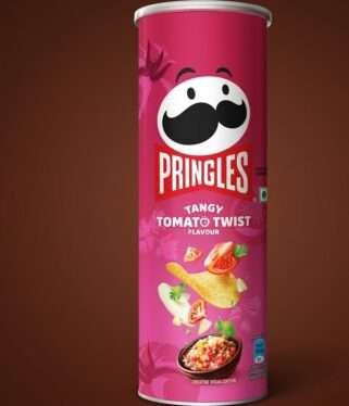 PRINGLES TANGY TOMATO TWIST FLAVOUR