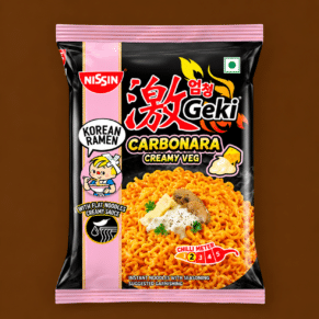 Carbonara Creamy Veg ( Korean Ramen)