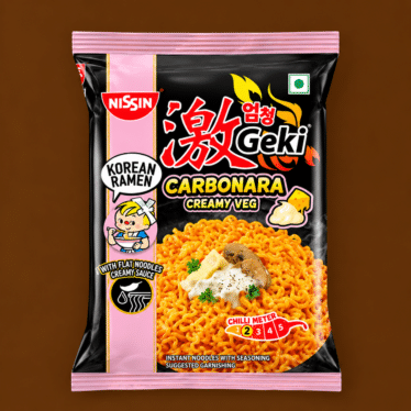 Carbonara Creamy Veg ( Korean Ramen)