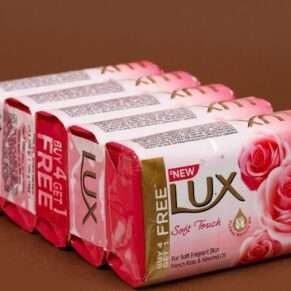LUX Radiant Glow Rose (3+1 Free) Soap