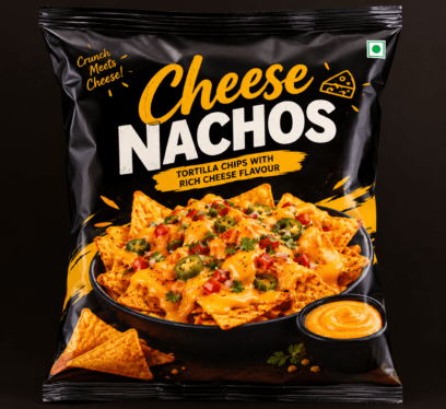 Cheese Nachos (Veg)