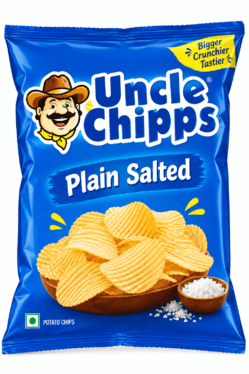 Plain Salted (Blue) (Veg)