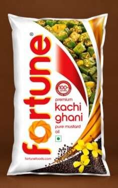 Fortune Kachi Ghani Pure Mustard Oil (1 ltr )